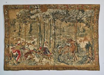 Gobelín / tapiserie s loveckým motivem 123 X 182 Gobelín / tapiserie s loveckým motivem 123 X 182