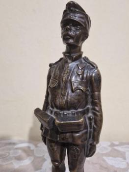 Bronzová socha vojáka - Rakousko-Uhersko Bronzová socha vojáka - Rakousko-Uhersko