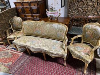 Zlacená sedací souprava 2+1  Zlacená sedací souprava 2+1