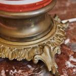 Párové stolní lampy Satsuma z období Meidži Párové stolní lampy Satsuma z období Meidži