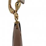 ZLATÉ NÁUŠNICE S FAZETOVANOU ZÁHNĚDOU ZLATÉ NÁUŠNICE S FAZETOVANOU ZÁHNĚDOU