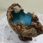 Nástolec, majolika - Wilhelm Schiller, Horní Grund Nástolec, majolika - Wilhelm Schiller, Horní Grund