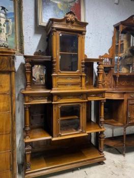 Prosklený sekretář vídenské baroko Prosklený sekretář vídenské baroko