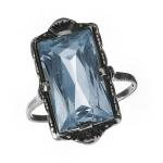 Stříbrný art-deco prsten Stříbrný art-deco prsten