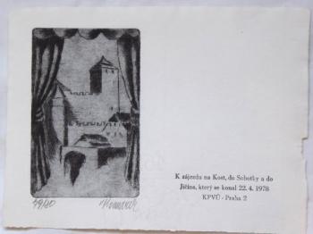 Vladimír Komárek - Hrad Kost 78 / 80 Vladimír Komárek - Hrad Kost 78 / 80