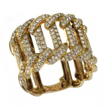 Zlatý prsten s brilianty Zlatý prsten s brilianty