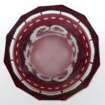 Silnostěnná sklenice s rubínem - Ve stylu Egermann Silnostěnná sklenice s rubínem - Ve stylu Egermann