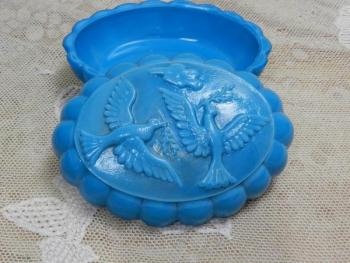 Modrá dóza, ptáci, holubice Modrá dóza, ptáci, holubice