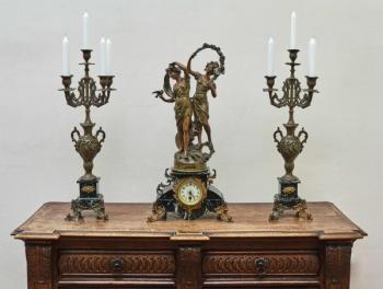 Francouzské krbové hodiny Japy Frères Francouzské krbové hodiny Japy Frères