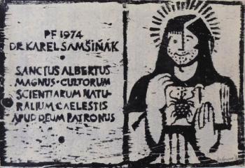 Alena Antonová - PF 1974 Dr. Karel Samšiňák  Alena Antonová - PF 1974 Dr. Karel Samšiňák