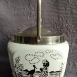 Dóza, cukřenka, Art deco, zn. Jílové u Děčína  Dóza, cukřenka, Art deco, zn. Jílové u Děčína