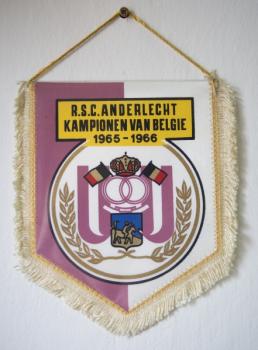 Vlaječka R.S.C. Anderlecht, mistr Belgie 1965-66 Vlaječka R.S.C. Anderlecht, mistr Belgie 1965-66