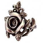 STŘÍBRNÝ STAROŽITNÝ PRSTEN - RŮŽE STŘÍBRNÝ STAROŽITNÝ PRSTEN - RŮŽE