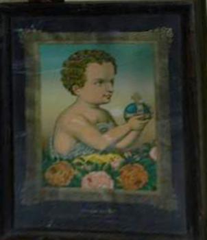 Ježíšek dobový tisk 1880 Ježíšek dobový tisk 1880