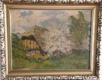 Chalupa na jaře Chalupa na jaře