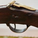 Historická kuše s mosazným mechanismem Historická kuše s mosazným mechanismem