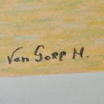 Barevná kresba – venkovská ulice Barevná kresba – venkovská ulice