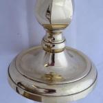 Mosazný leštěný masivní svícen Mosazný leštěný masivní svícen