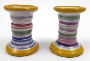 Heřman Landsfeld - Dva miniaturní svícny Heřman Landsfeld - Dva miniaturní svícny