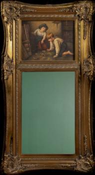 233. Dekorativní zrcadlo s obrazem 233. Dekorativní zrcadlo s obrazem