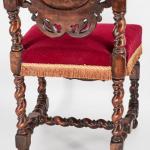 Neorenesanční židle s vysokým opěradlem Neorenesanční židle s vysokým opěradlem