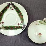 Šálek s podšálkem, ručně malovaný,zn. Pirkenhammer Šálek s podšálkem, ručně malovaný,zn. Pirkenhammer