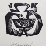 Anna Grmelová - Pět ex libris ( 2x K. Žižkovský, S Anna Grmelová - Pět ex libris ( 2x K. Žižkovský, S