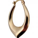 ZLATÉ NÁUŠNICE KAPKOVÉ KREOLE  ZLATÉ NÁUŠNICE KAPKOVÉ KREOLE