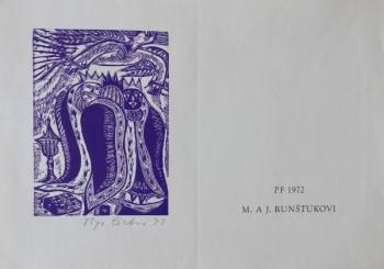 Olga Čechová - PF 1972 M. a J. Runštukovi Olga Čechová - PF 1972 M. a J. Runštukovi