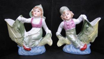 Holandský pár s rybami  Holandský pár s rybami