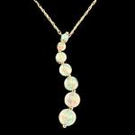 Zlatý náhrdelník s opály Zlatý náhrdelník s opály