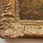 Olejomalba – Sedlák s koňmi při odpočinku Olejomalba – Sedlák s koňmi při odpočinku