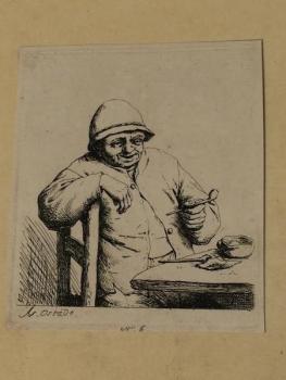 Adriaen Van Ostade,Kuřák Adriaen Van Ostade,Kuřák