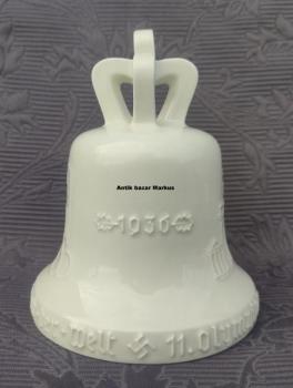 Zvonek - olympijské hry 1936 v Berlíně, zn. KPM  Zvonek - olympijské hry 1936 v Berlíně, zn. KPM