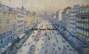 Schmidt Oskar : Praha - Václavské náměstí Schmidt Oskar : Praha - Václavské náměstí