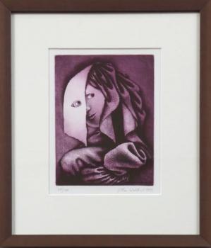 Jitka Walterová - Portrét ženy v závoji Jitka Walterová - Portrét ženy v závoji