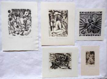 Olga Čechová - 5 x Ex libris Olga Čechová - 5 x Ex libris