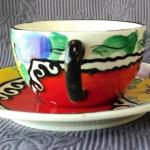 Šálek s podšálkem, ruční malba Šálek s podšálkem, ruční malba