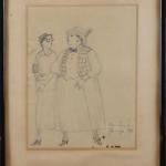 V Mariánských lázních - signatura nečitelná V Mariánských lázních - signatura nečitelná