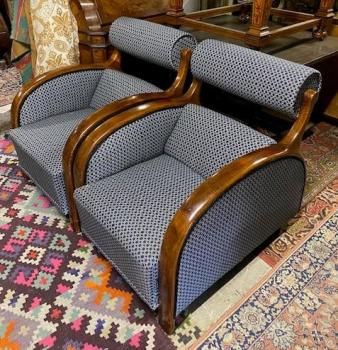 Párová křesla ve stylu ART-DECO  Párová křesla ve stylu ART-DECO