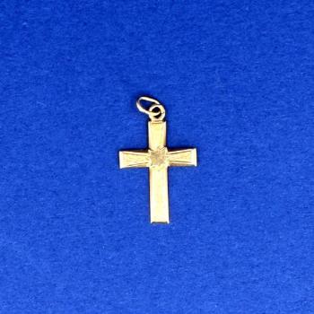 Zlatý přívěsek - křížek Zlatý přívěsek - křížek