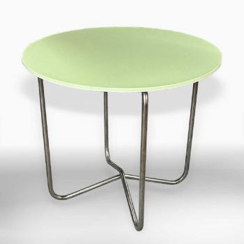 Chromový kulatý stolek, Hynek Gottwald Chromový kulatý stolek, Hynek Gottwald