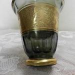 Kouřová váza s oroplastikou - Moser Kouřová váza s oroplastikou - Moser