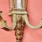 Novoklasicistní nástěnná aplika se zrcadly Novoklasicistní nástěnná aplika se zrcadly