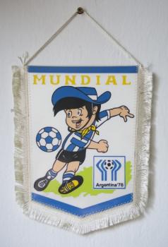 Fotbalová vlaječka Mundial - Argentina 1978 Fotbalová vlaječka Mundial - Argentina 1978