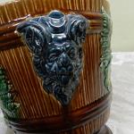 Secesní květináč / květník, majolika Secesní květináč / květník, majolika