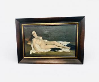 Karel Skála – Ležící dívka – akt Karel Skála – Ležící dívka – akt