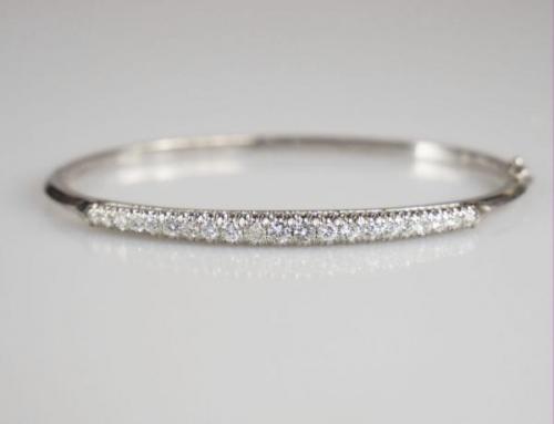 Zlatý náramek s diamanty Zlatý náramek s diamanty