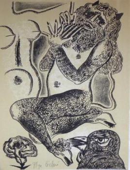 Olga Čechová - Slunovrat, PF 1982, Pozvánka, Satyr Olga Čechová - Slunovrat, PF 1982, Pozvánka, Satyr