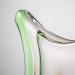 Hutní váza rytá František Zemek výška 30 cm Hutní váza rytá František Zemek výška 30 cm